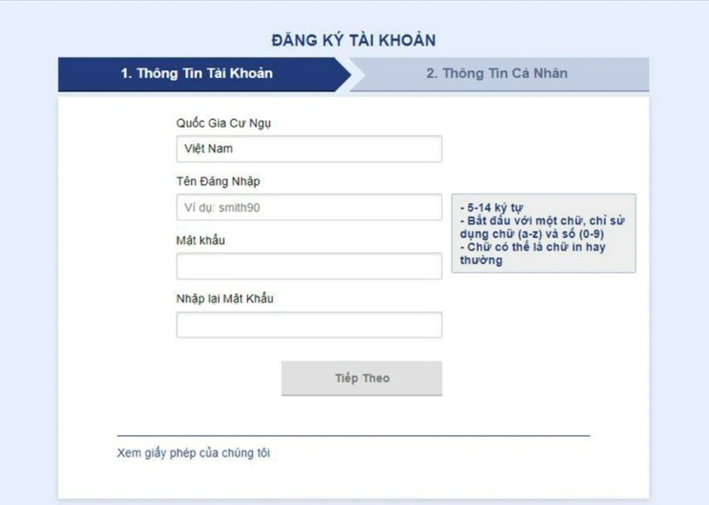 Trang chủ 20 Các thông tin cần thiết khi đăng ký tài khoản Sbobet